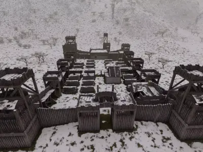 Medieval Castle 3D model