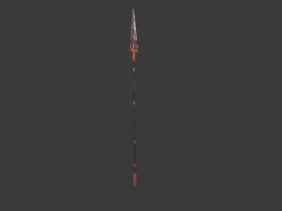 Spear 05 Low-poly 3D model purchase