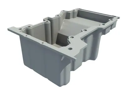 Oil Sump Pan 3D model
