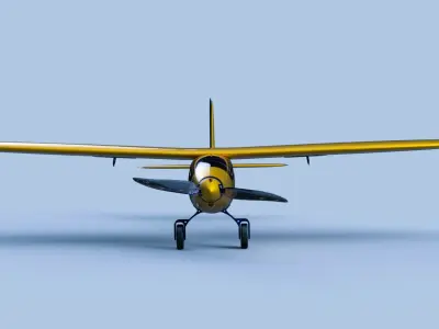 Fixed-wing UAV Drone 3D print model