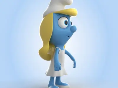Smurfette  3D model