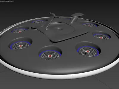 Sky Jet Ski - Concept 3D print model