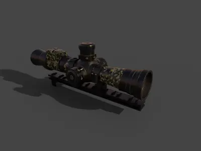 8X scope 3D model
