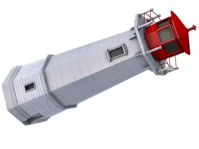 Louisbourg Lighthouse 3D model