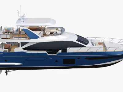 Luxury Motor Yacht Generic 3D model