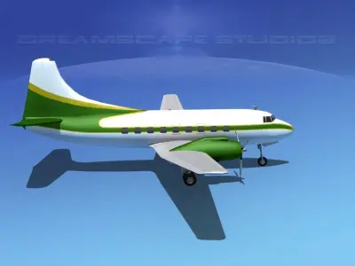 Martin 404 Executive 3 3D model