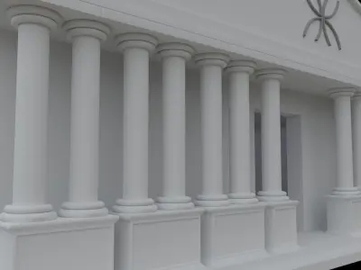 temple greek Free 3D model