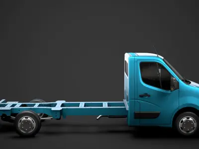 Nissan NV400 SingleCab SW E30 Chassis 2014 3D model