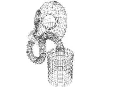 Gasmask Type 3 3D model