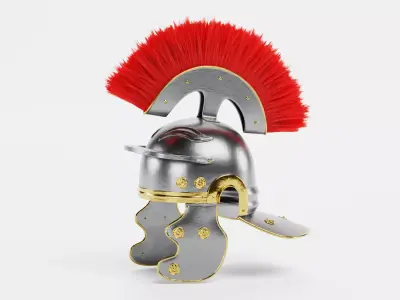 Centurion Helmet - Roman Armor Equipment 3D model