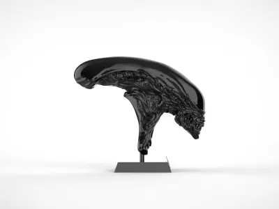 Alien Xenomorph Bust 3D print model