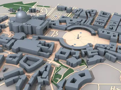 Vatican City 3D model