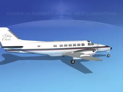 Beechcraft B99 Talladega 3D model