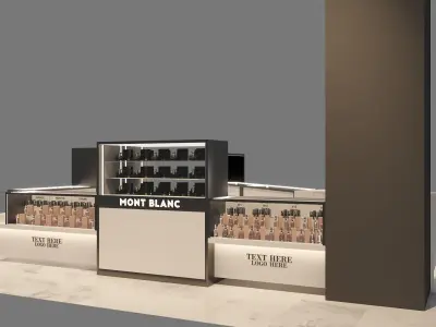 BEAUTY STORE FULL 3D SCENE 3D model