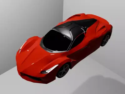 La Ferrari Free low-poly 3D model