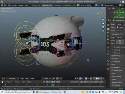 Oblivion Battle Drone 3D model