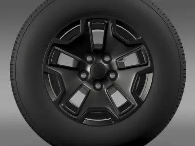 Jeep Wrangler Willys Wheeler Edition 2014 3D model