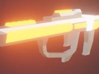 Juggernaut Gun Free low-poly 3D model