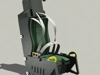 ACES II Ejection Seat 3D model