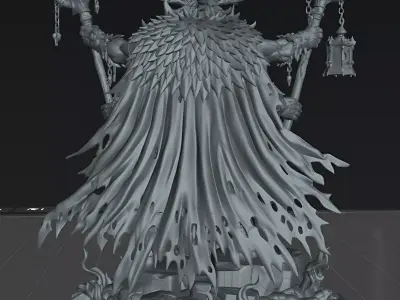 Warrior Xareth Twin Sigil Sovereign Dark Archpriest STL 3D print model