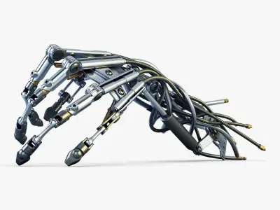 Robotic hand v 2 3D model