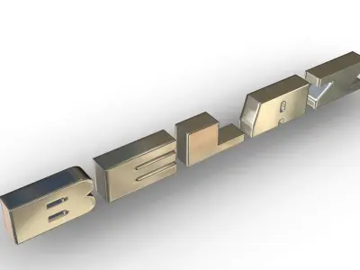 belaz  logo 3D model