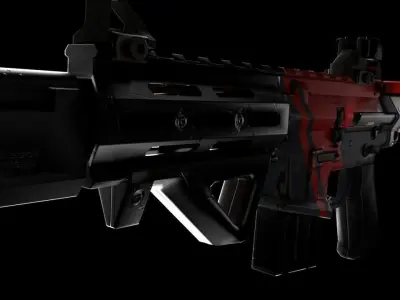 AAC Honey Badger Gun Free low-poly 3D model