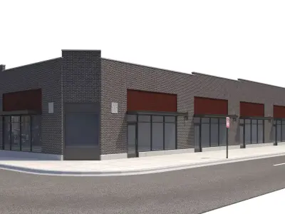 Retail-107 Retail Store 3D model