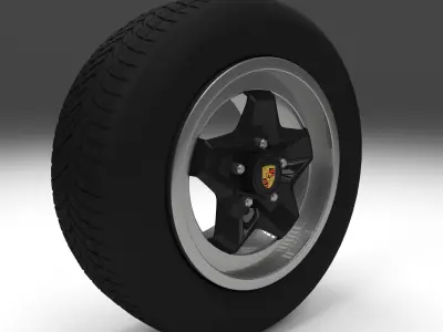 Porsche Wheel v6 3D model
