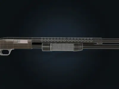 Mossberg 500 Shotgun 3D model