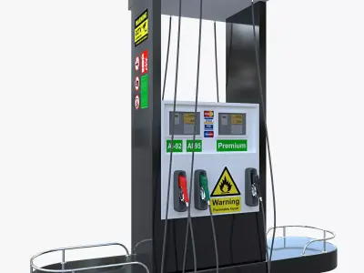 Petrol Pump 3D model