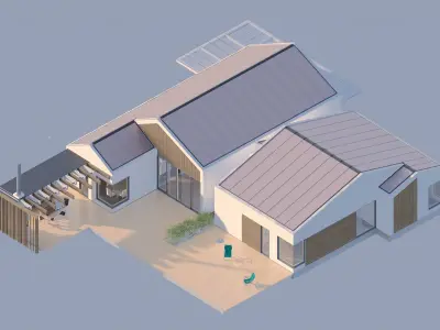 K6 model private house 3D model