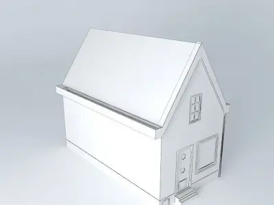 the old house of Ms. Douma, here spent many hours Free 3D model