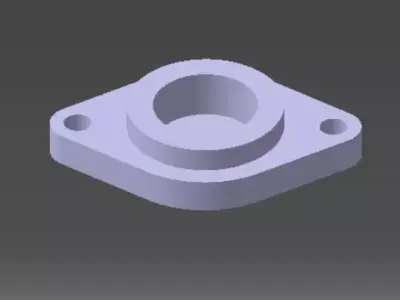 bearings holder D30 B14 d8 3D print model