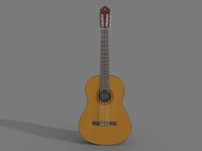 Guitar Low-poly 3D model