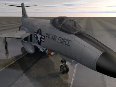 McDonnell F-101C Voodoo 3D model