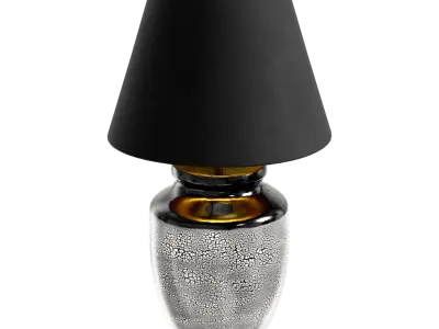  Eno Ceramic Skaro Cobble Shade Lamp Model, White 