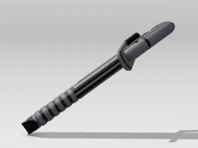 Darksaber razor blade 3D print model