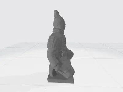 Terracotta Warriors Archer 3D Model 3D print model