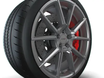 TWS Chrono wheel 3D model