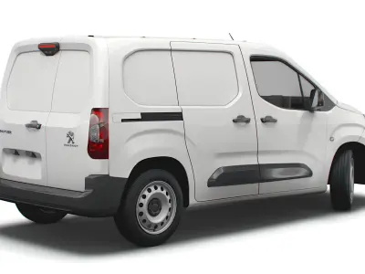 Peugeot Partner Van SWB 2021 3D model