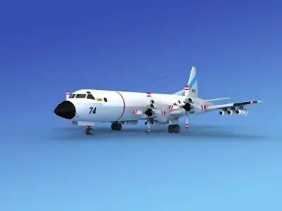 Lockheed P-3 Orion JDF 2 3D model
