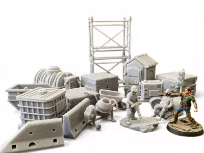 Urban Construction Site 3D print model
