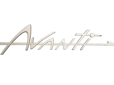 avanti logo 3D model