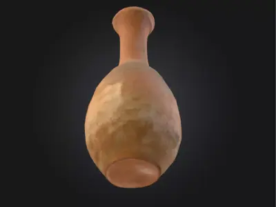 Alabaster Jar Bible 3d game asset Low-poly 3D model