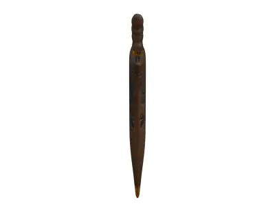 Keris Traditional Weapon From Java Indonesia 3D model