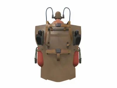 Jet pack 8 3D model