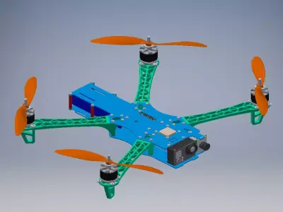 TBS Discovery Quadcopter 3D model