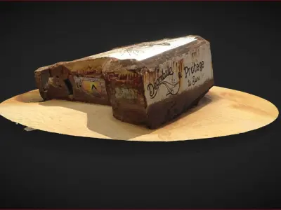 Abandonned WW2 German Bunker 3D model