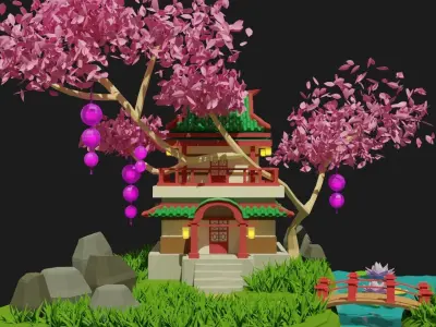 Japanese House 3D model